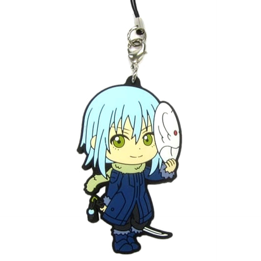 That Time I Got Reincarnated as a Slime Rimuru Blue Costume Ichiban Kuji Mabudachi nanoda! Rubber Charm Kyunchara Illustrations Prize G [USED]
