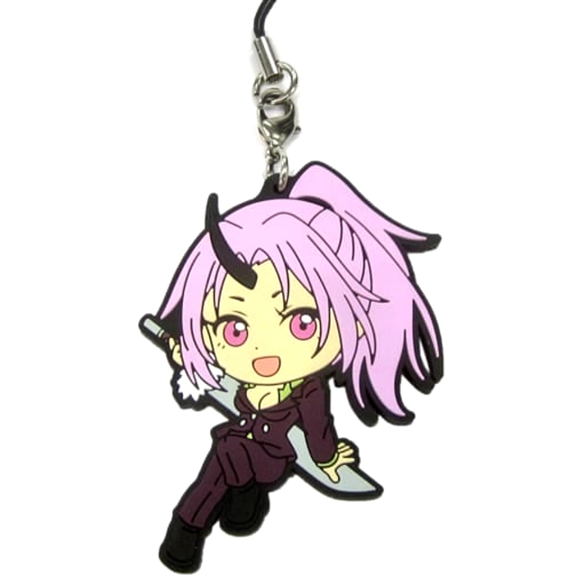 That Time I Got Reincarnated as a Slime Sion Rimuru Ver. Ichiban Kuji Mabudachi nanoda! Rubber Charm Kyunchara Illustrations Prize G [USED]