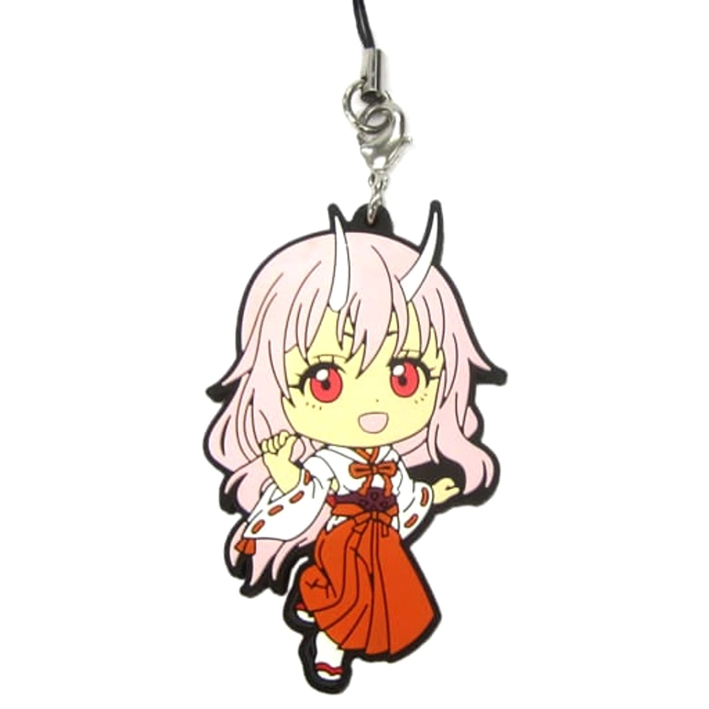 That Time I Got Reincarnated as a Slime Shuna Rimuru Ver. Ichiban Kuji Mabudachi nanoda! Rubber Charm Kyunchara Illustrations Prize G [USED]