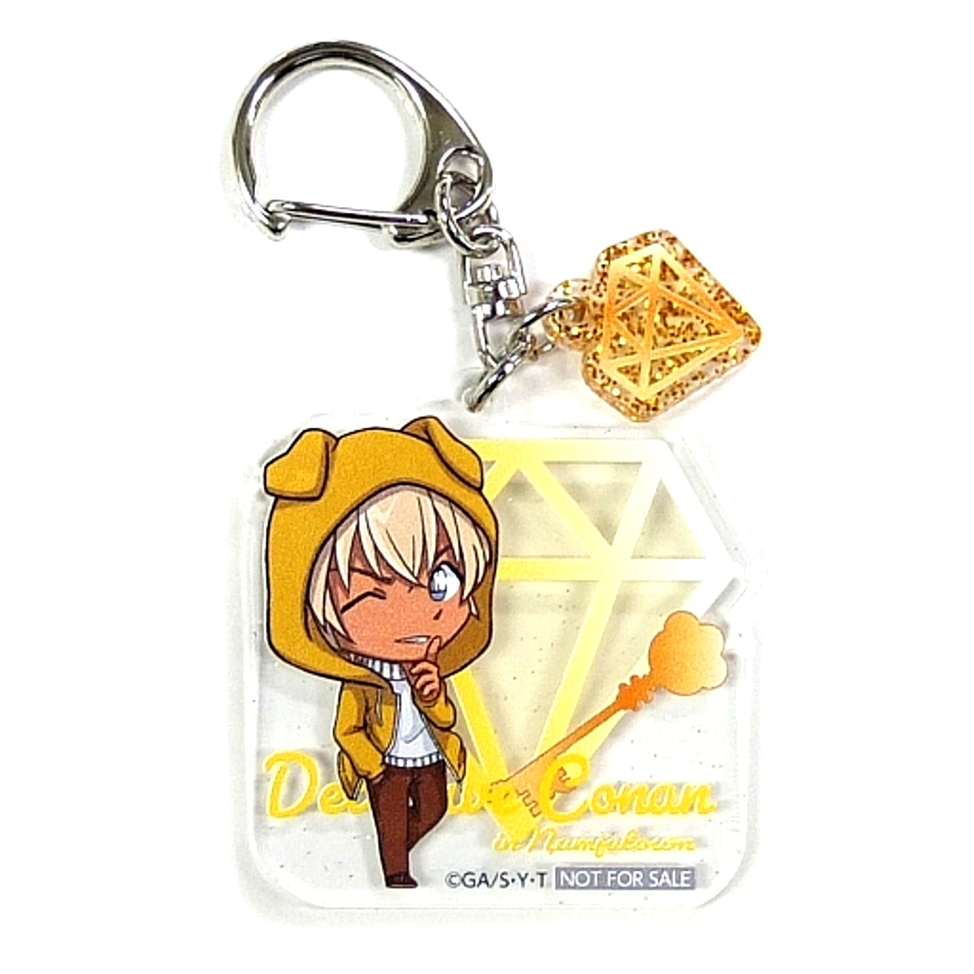 Toru Amuro Detective Conan Acrylic Keychain Rally Attraction Participation Prize in Namjatown Brilliant Phantom Thief Time [USED]
