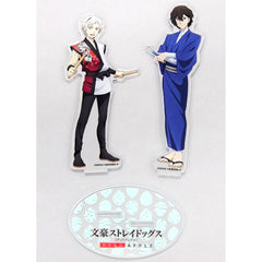 Atsushi Nakajima & Osamu Dazai Acrylic Stand Bungo Stray Dogs DEAD APPLE x Kanda Myojin Summer Festival Myojin Cafe Kanda Myojin & C94 Goods [USED]