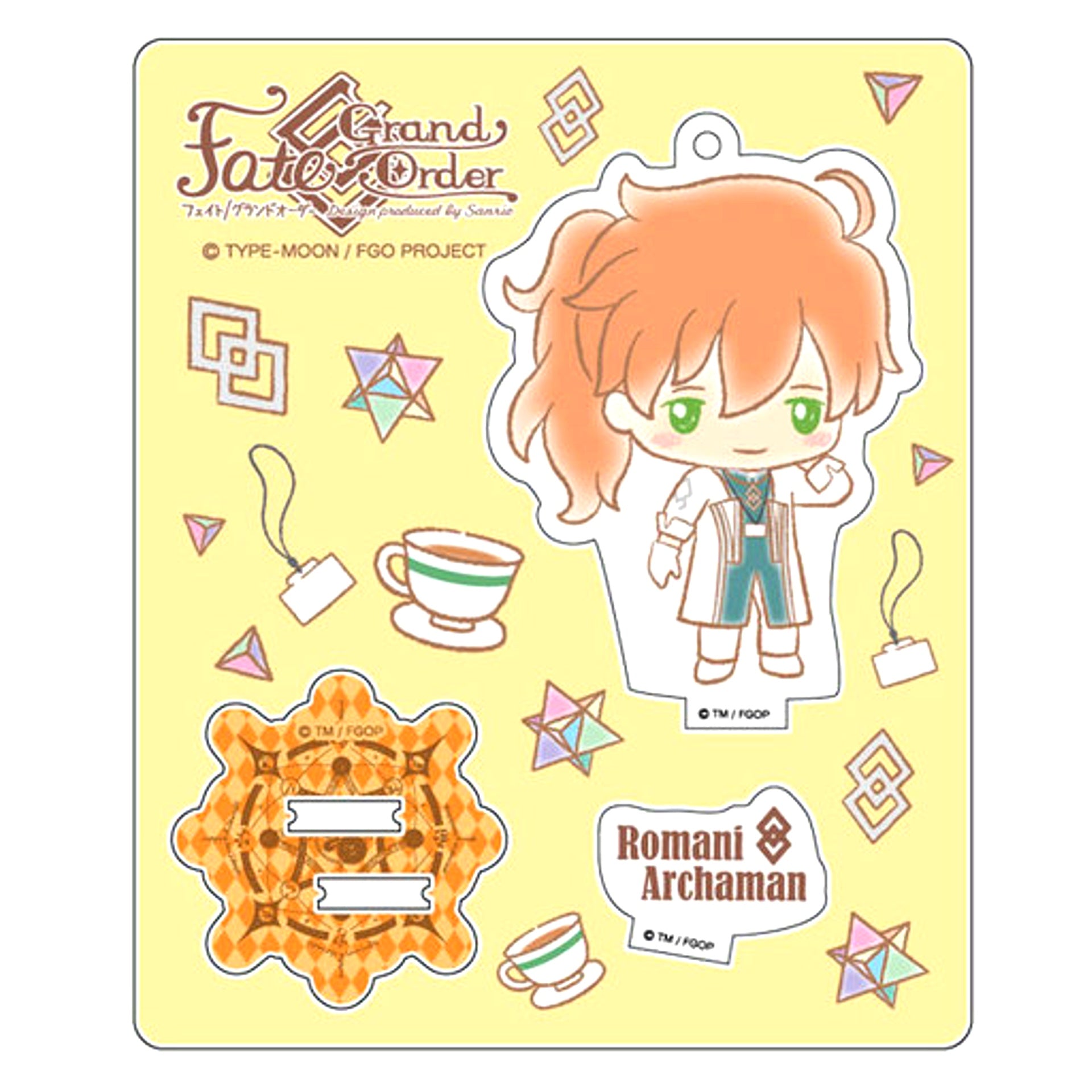 Romani Archaman Fate/Grand Order x Sanrio stand up! Acrylic Mascot 2 Design produced by Sanrio [USED]