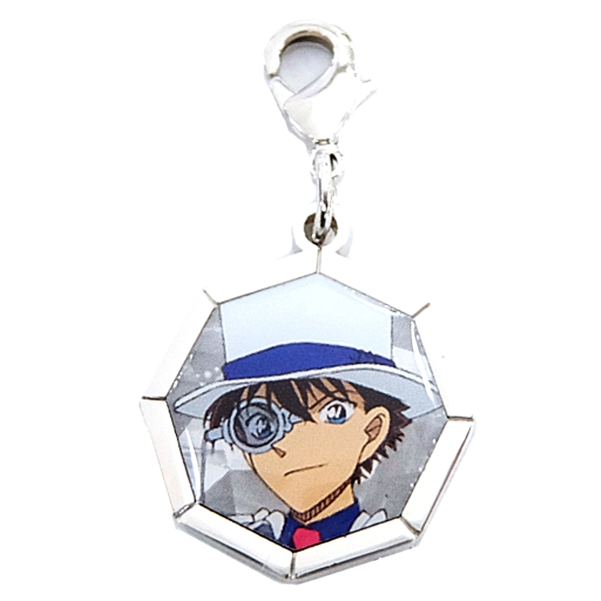Kaitou Kid Detective Conan The Fist of Blue Sapphire Metal Charm Collection Theater Goods [USED]