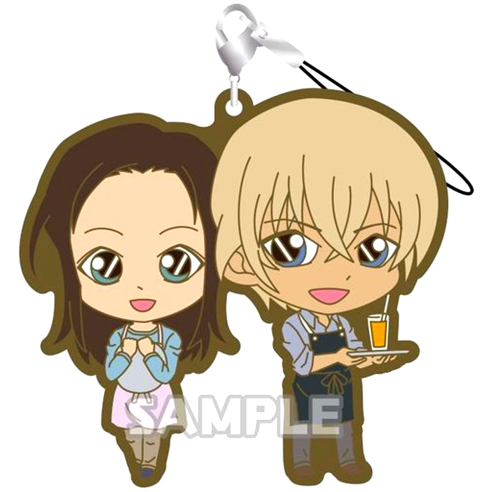 Tooru Amuro & Azusa Enomoto Detective Conan Rubber Strap DUO Vol.4 [USED]