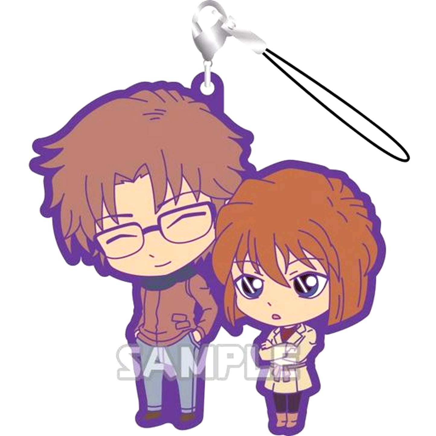 Ai Haibara & Subaru Okiya Detective Conan Rubber Strap DUO Vol.4 [USED]