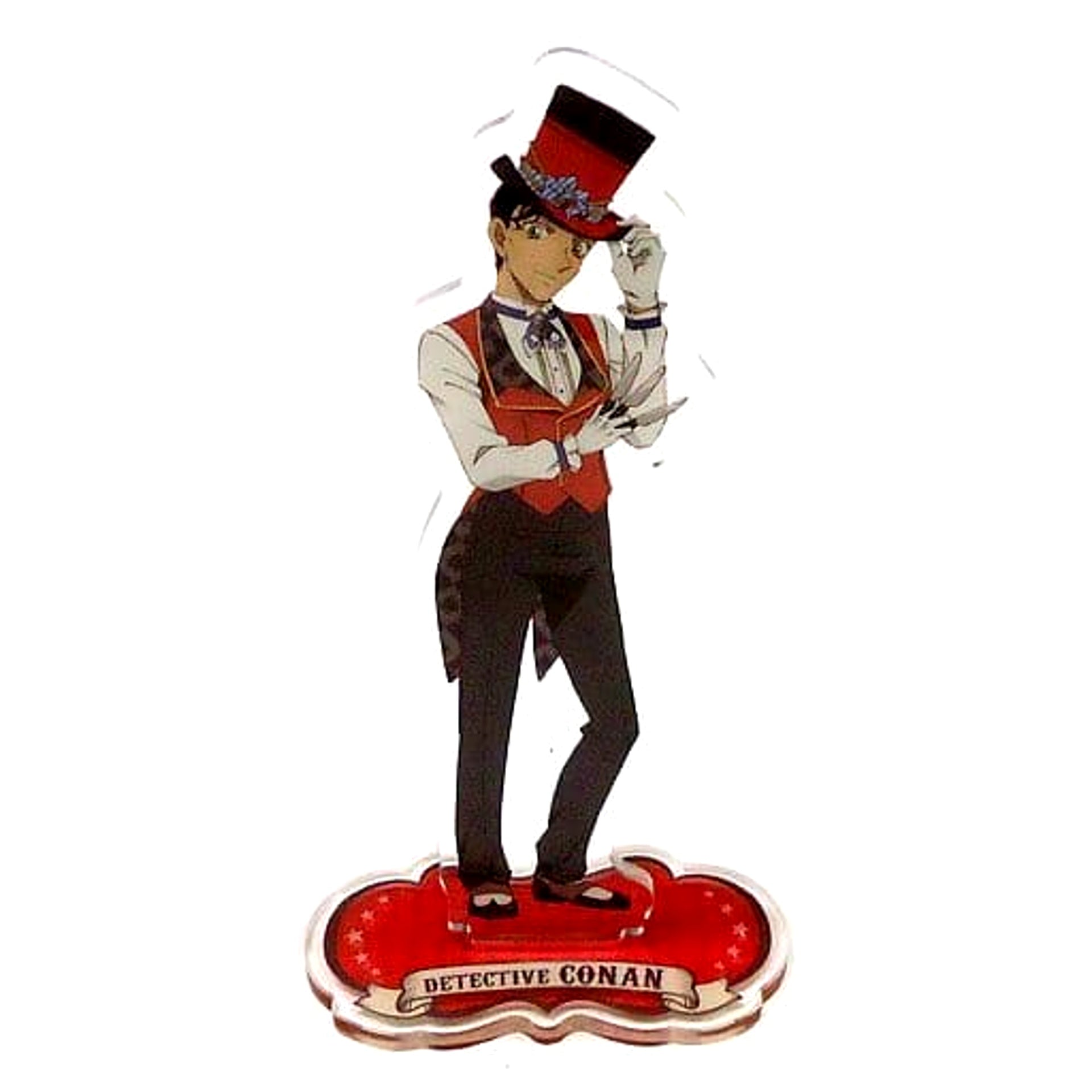 Sega Lucky Kuji Detective Conan Secret Magic Show Prize H Shuichi Akai Acrylic Stand Acrylic Stands [USED]