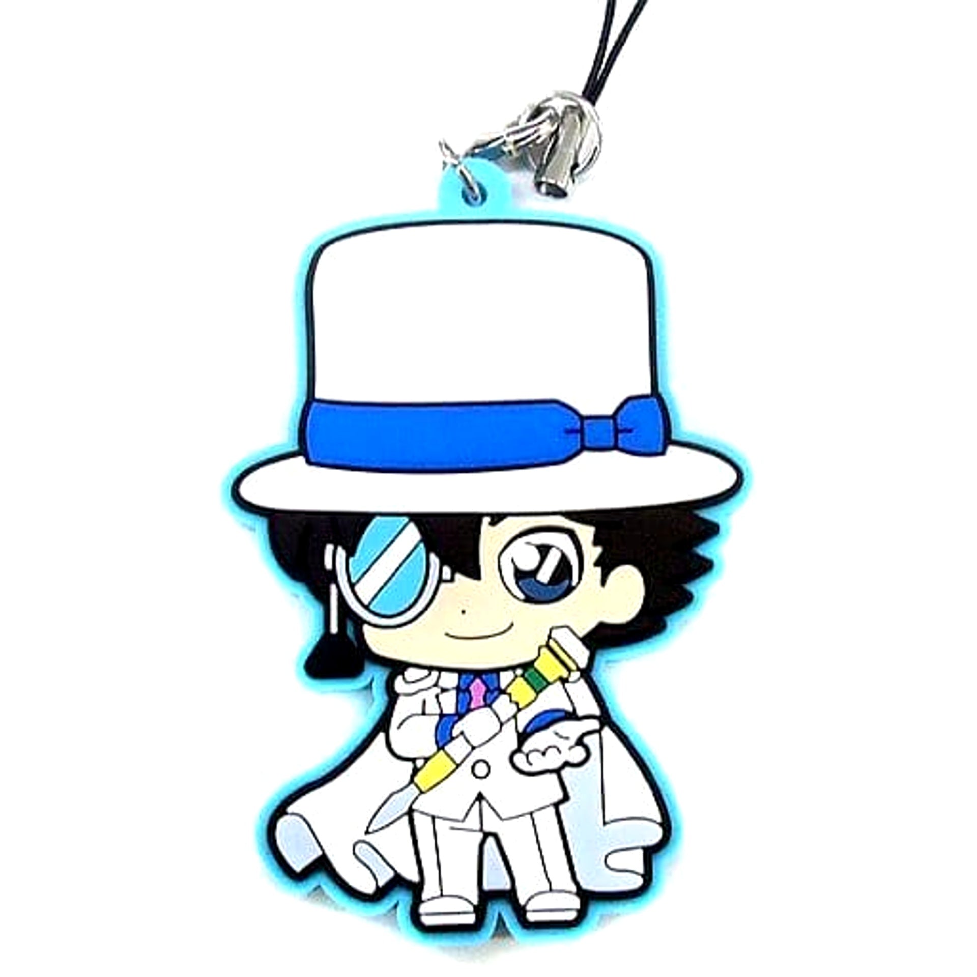 Detective Conan Kid the Phantom Thief Sega Lucky Kuji Secret Magic Show Rubber Charm Prize I [USED]