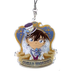 Detective Conan Conan Edogawa Sega Lucky Kuji Secret Magic Show Soft Clear Keyholder Prize J [USED]