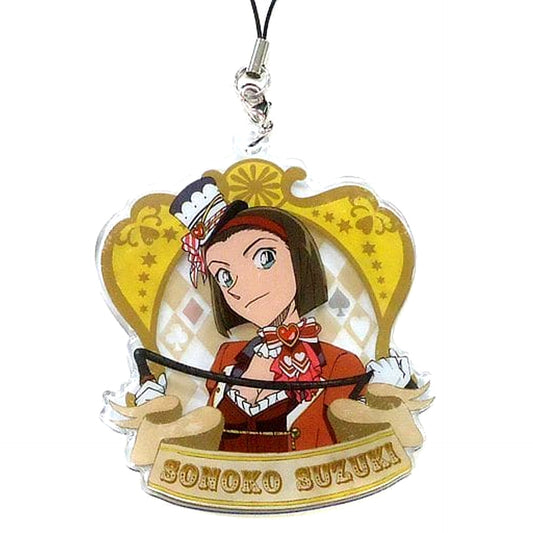 Detective Conan Sonoko Suzuki Sega Lucky Kuji Secret Magic Show Soft Clear Keyholder Prize J [USED]