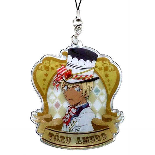 Detective Conan Toru Amuro Sega Lucky Kuji Secret Magic Show Soft Clear Keyholder Prize J [USED]