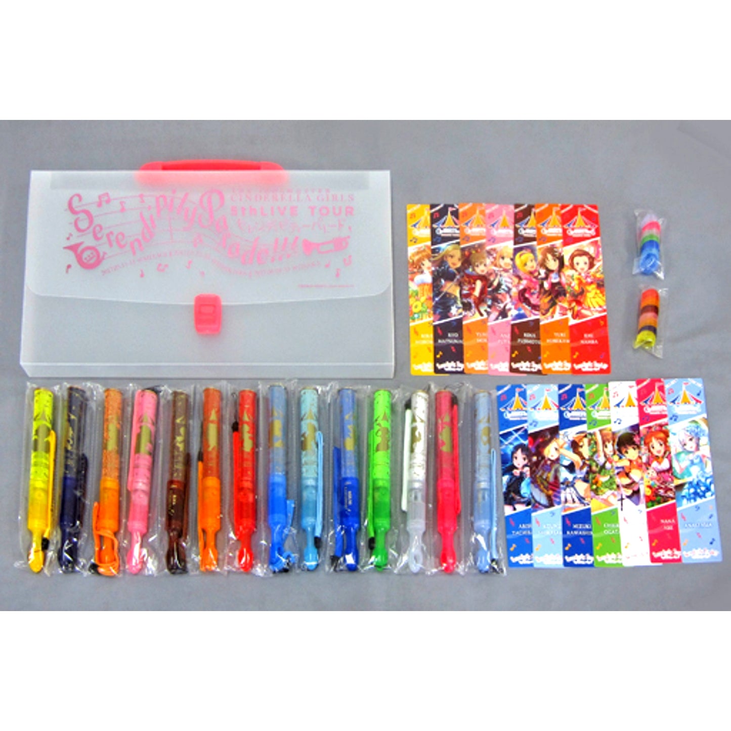 The Idolmaster Cinderella Girls - 5thLIVE TOUR Ver. MIYAGI Official Concert Light 14 Color Set THE IDOLMASTER CINDERELLA GIRLS 5thLIVE TOUR Serendipity Parade!!! [USED]