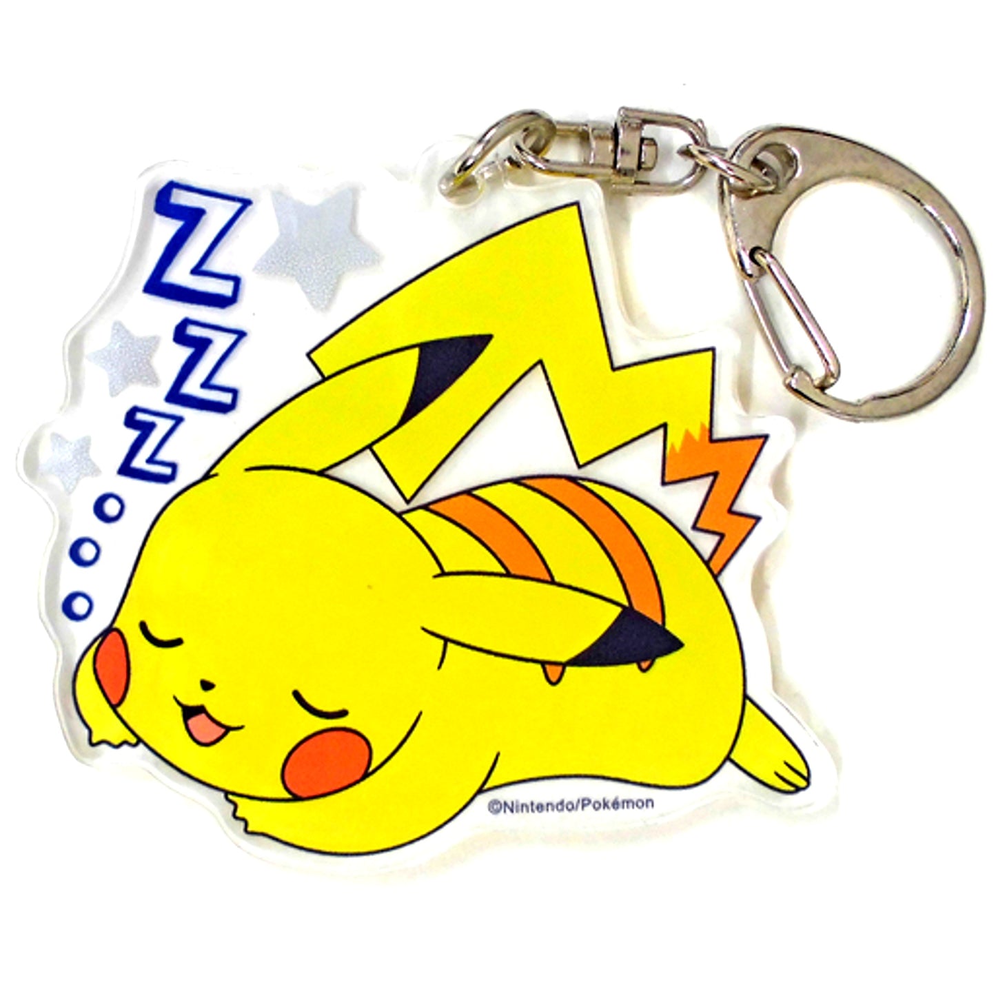 Pikachu Good Night Pokemon Acrylic Keychain Pokemon Center Limited [USED]