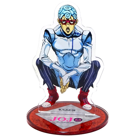 Ghiaccio Assassin Team Illustration Big Acrylic Stand JoJo's Bizarre Adventure Part 5 Golden Wind [USED]