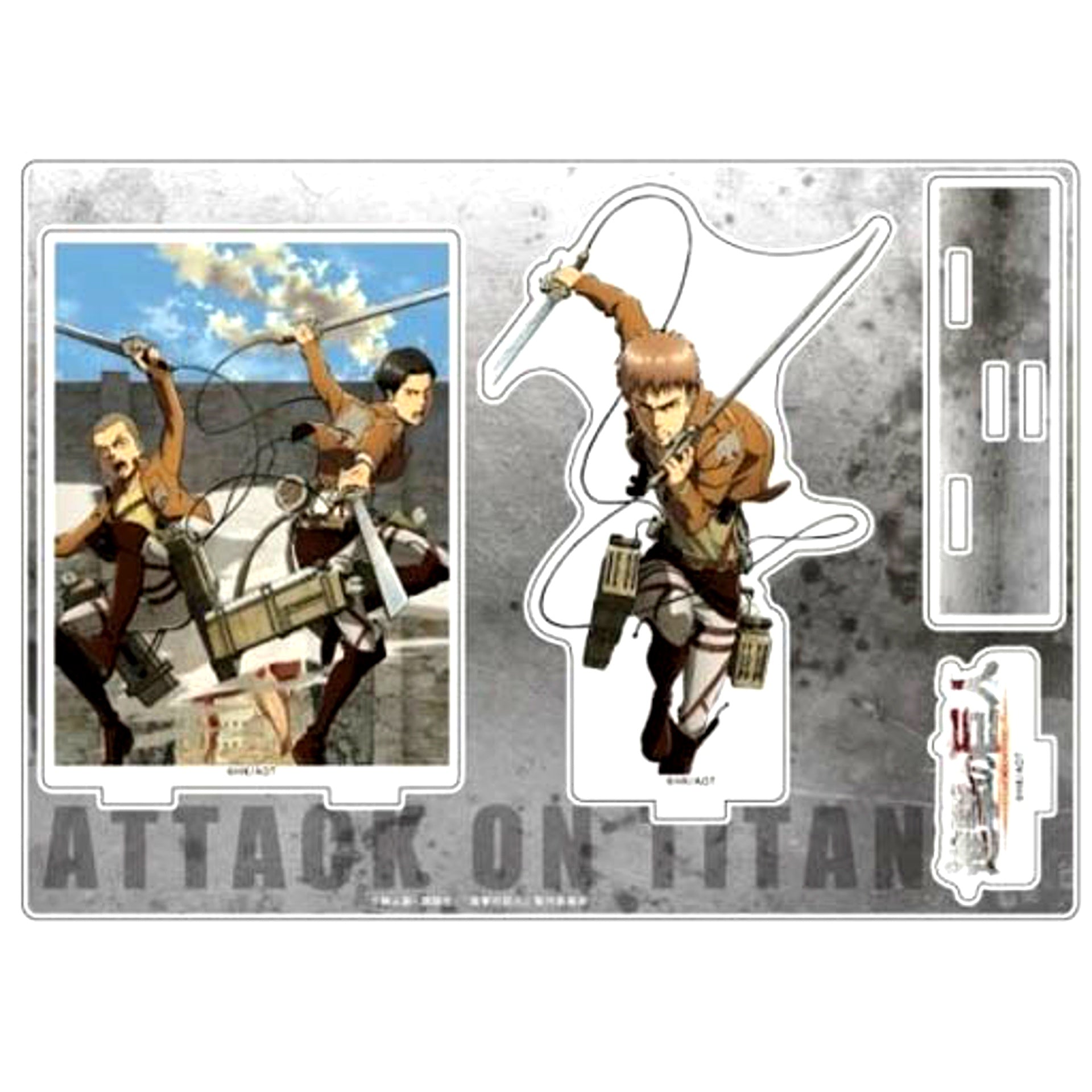 Jean & Connie & Marco Attack on Titan Acrylic Diorama [USED]