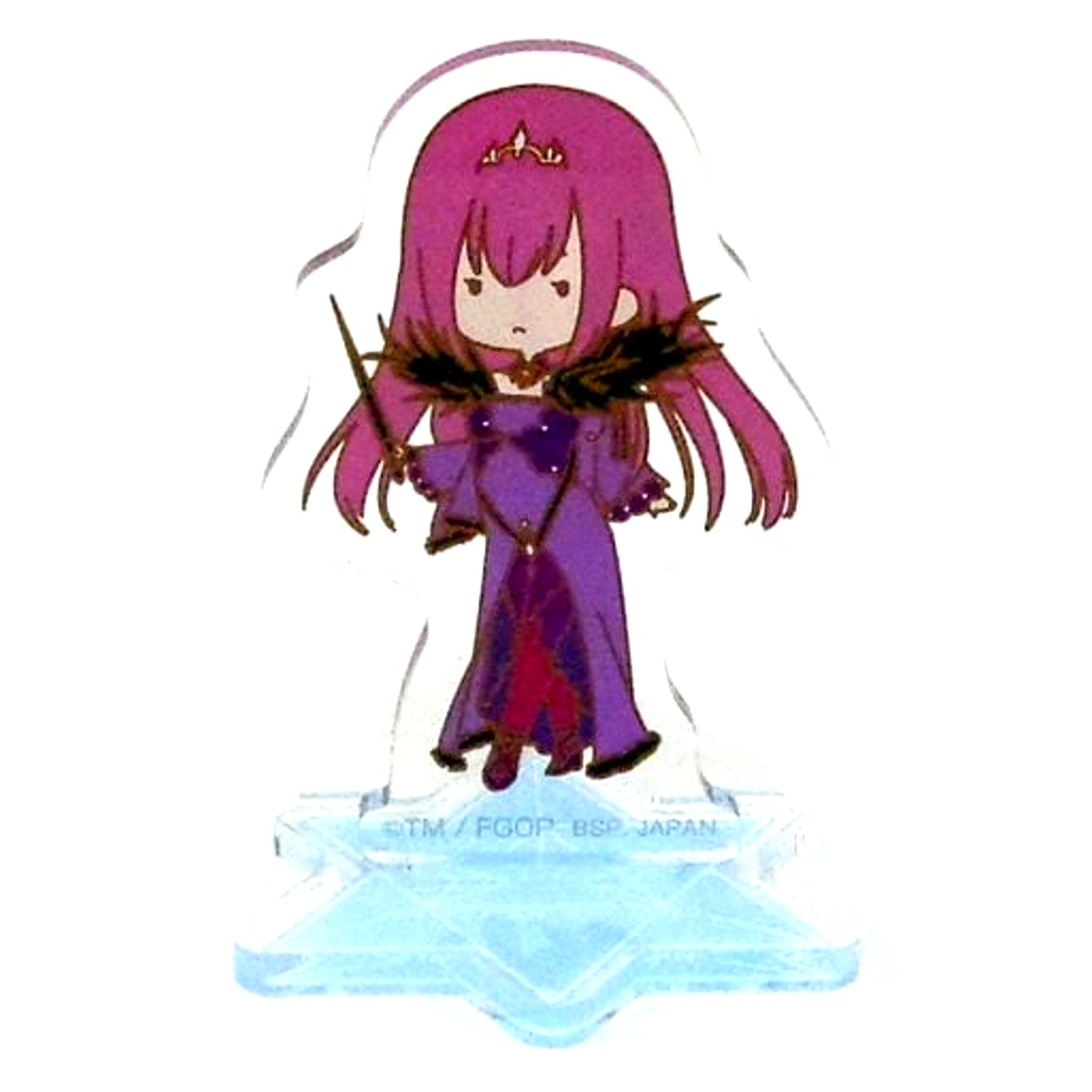 Caster/Scathach-Skadi M Prize Acrylic Stand Ichiban Kuji ONLINE Fate/Grand Order sugar pochette5 [USED]