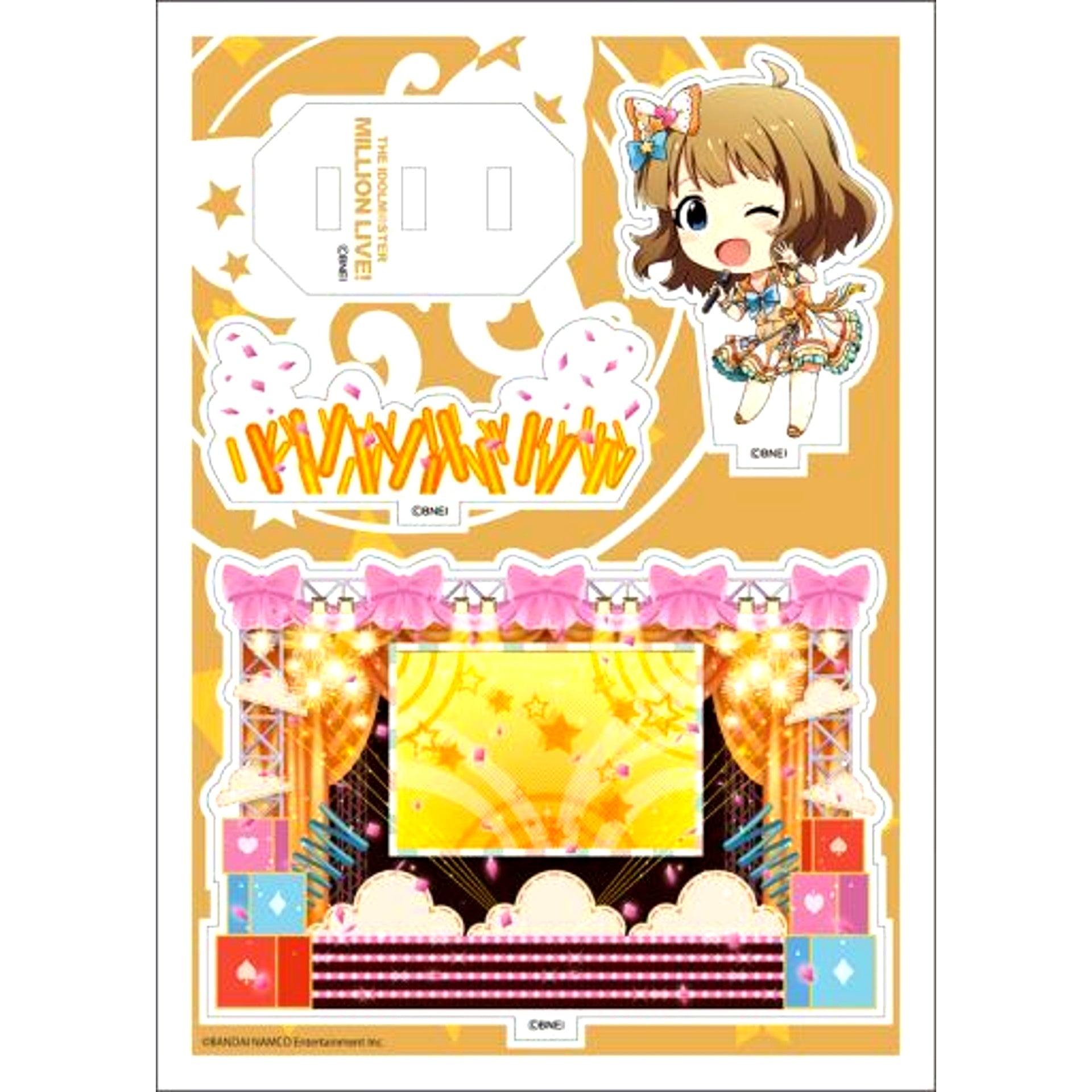 Momoko Suo 01 Acrylic Character Plate Puchi Idolmaster Million Live! [USED]