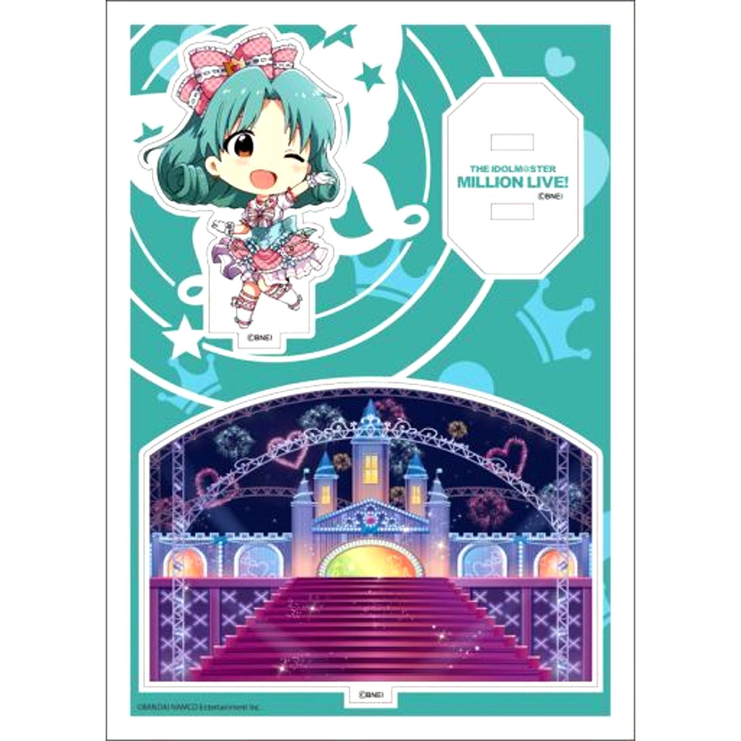 Matsuri Tokugawa The Idolmaster Million Live! Acrylic Character Plate Puchi 01 [USED]