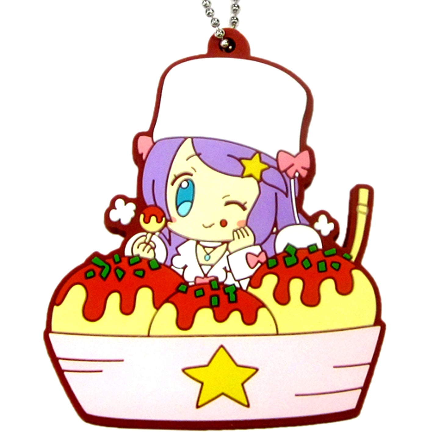Anastasia Re:Zero Amai Haru ga Kita Dore kara Taberu Ichiban Kuji F Prize Rubber Keychain [USED]