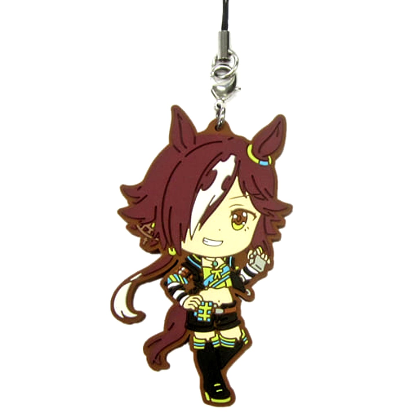 Umamusume: Pretty Derby Vodka Team Spica Ichiban Kuji Rubber Charm Kyunchara Illustrations Prize E Keychains [USED]