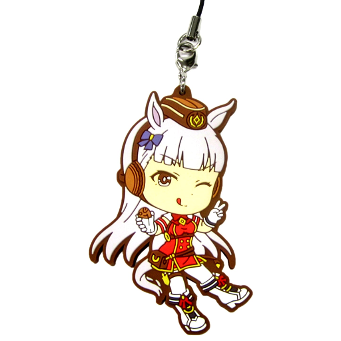 Gold Ship Team Spica Rubber Strap Kyun Chara Illustrations Ichiban Kuji Uma Musume Pretty Derby Prize E [USED]