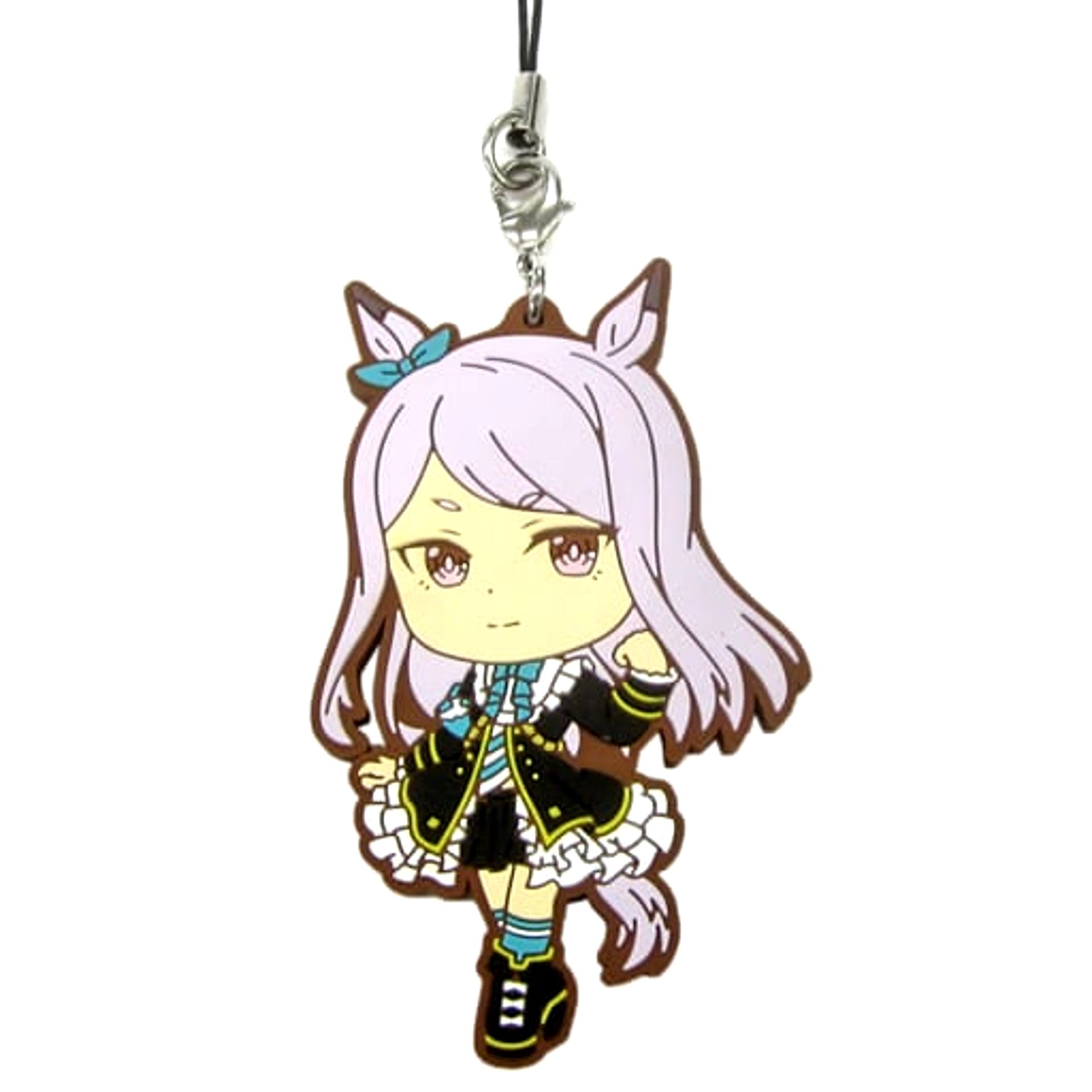 Umamusume: Pretty Derby Mejiro McQueen Team Spica Ichiban Kuji Rubber Charm Kyunchara Illustrations Prize E [USED]