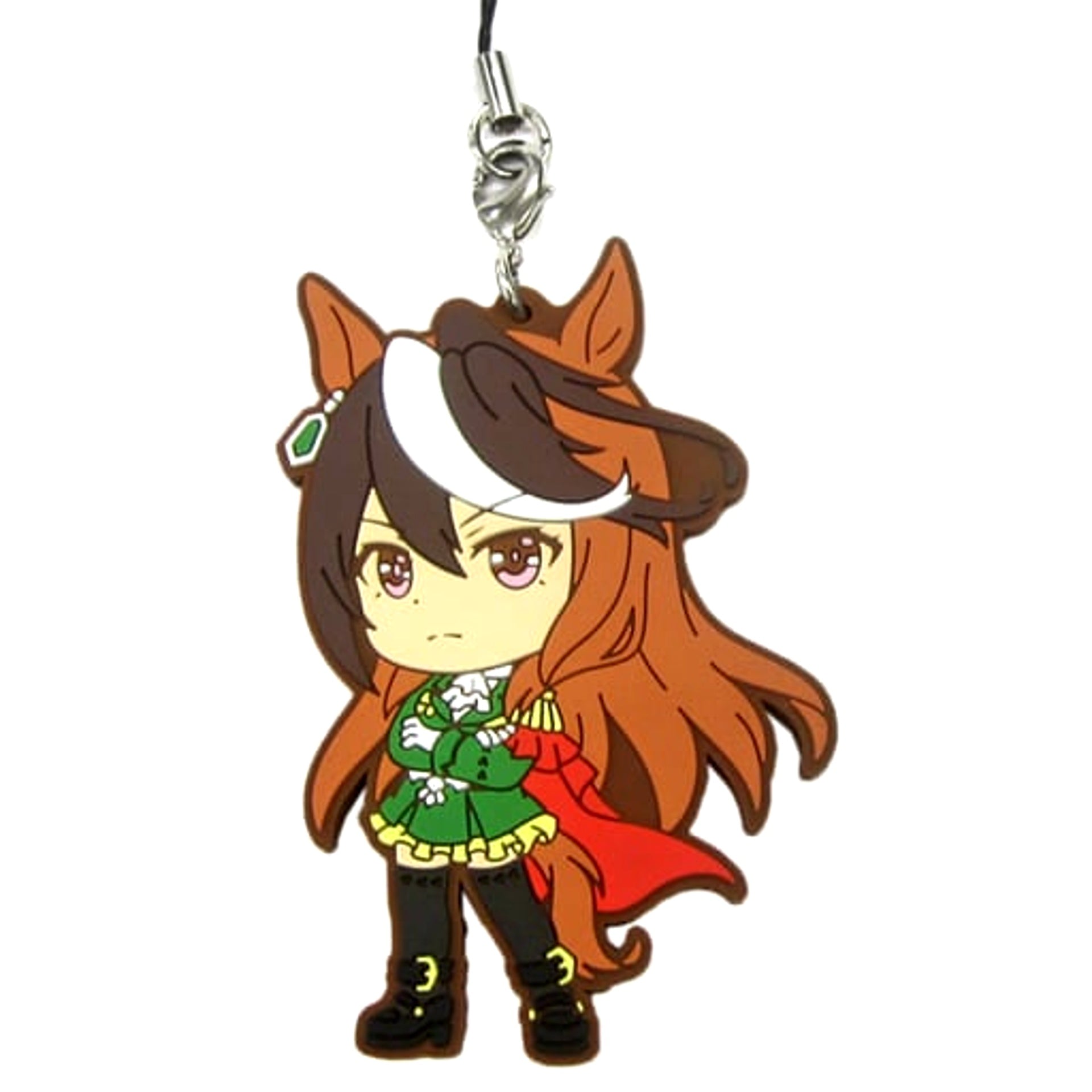 Umamusume: Pretty Derby Symboli Rudolf Ichiban Kuji Rubber Charm Kyunchara Illustrations Prize F [USED]