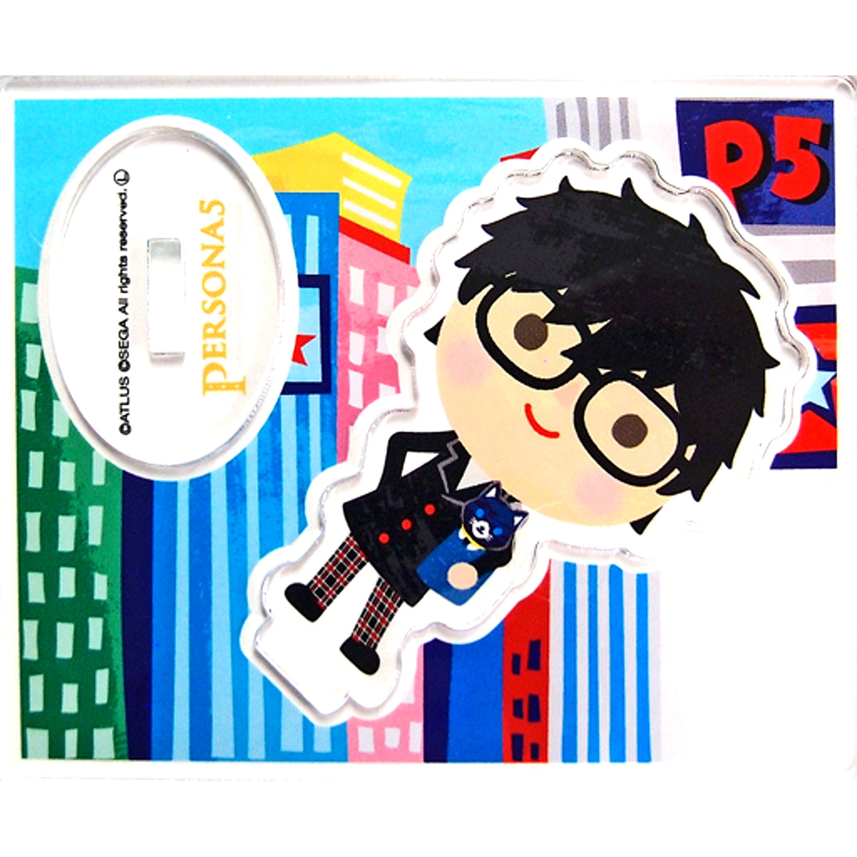 Protagonist Persona 5 Design Produced by Sanrio Fortune Acrylic Stand [USED]
