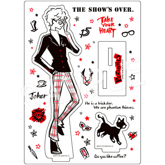 Protagonist Persona 5 Design Produced by Sanrio Acrylic Figure Stand [USED]