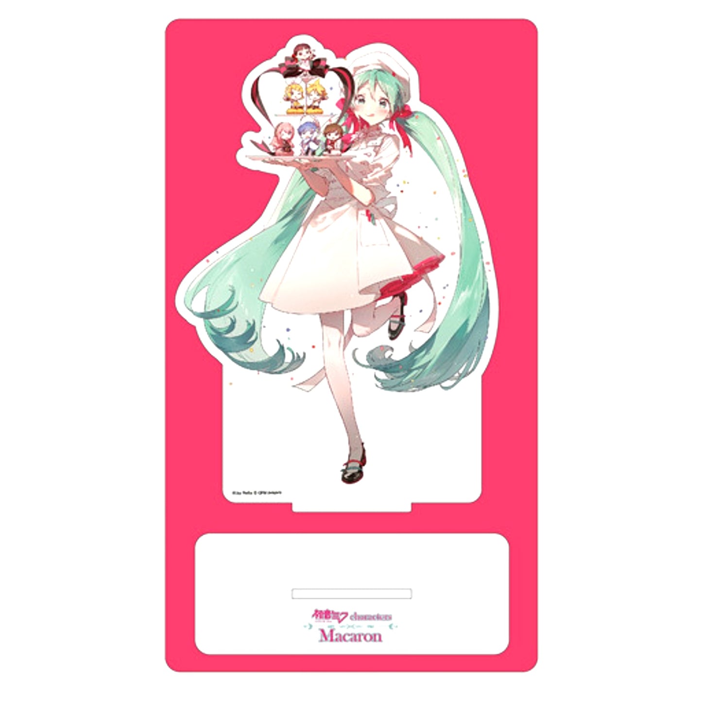 Hatsune Miku All Characters VOCALOID x Fujiya Acrylic Stand Figure Size M characters Macaron Release Commemoration Goods [USED]