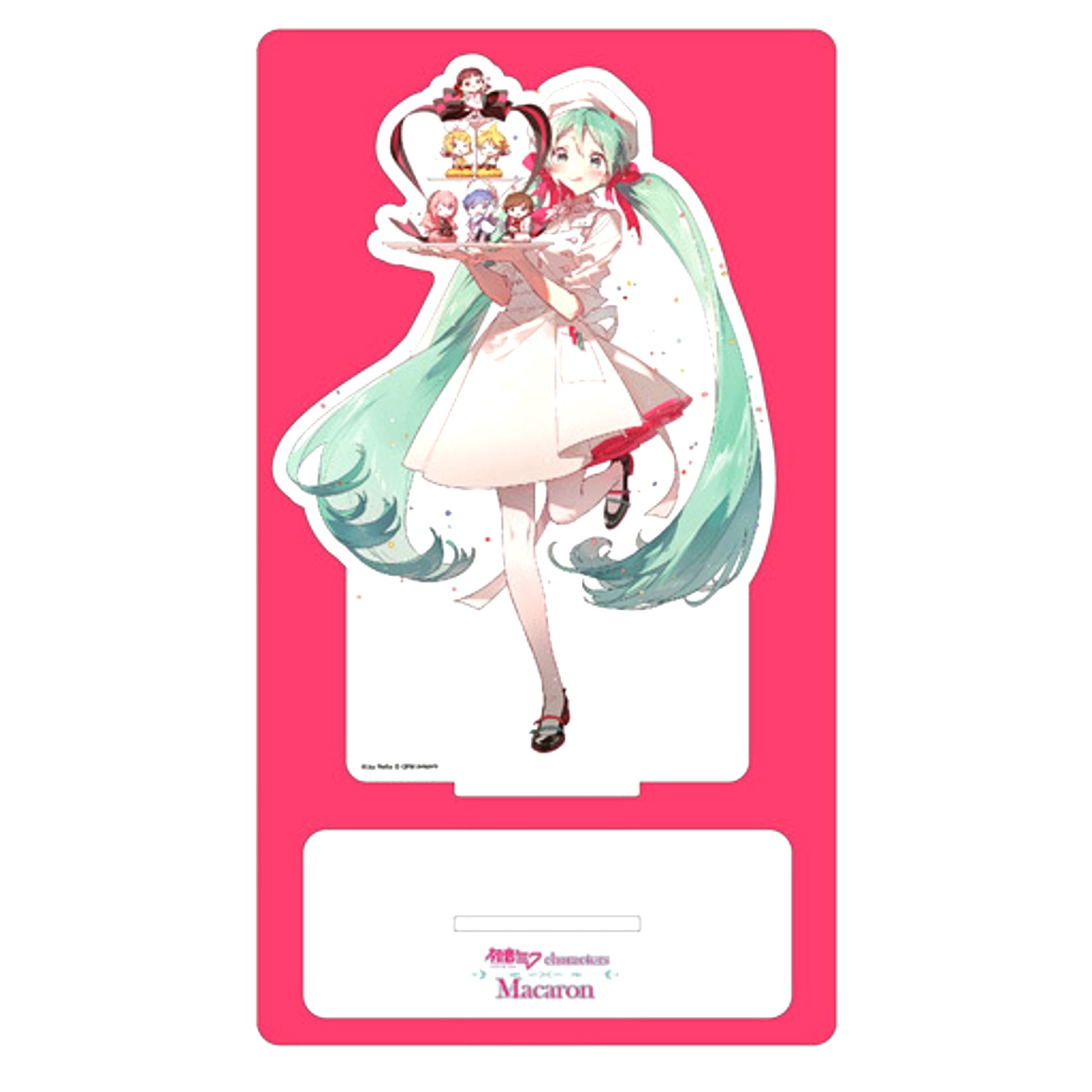 Hatsune Miku All Characters VOCALOID x Fujiya Acrylic Stand Figure Size M characters Macaron Release Commemoration Goods [USED]