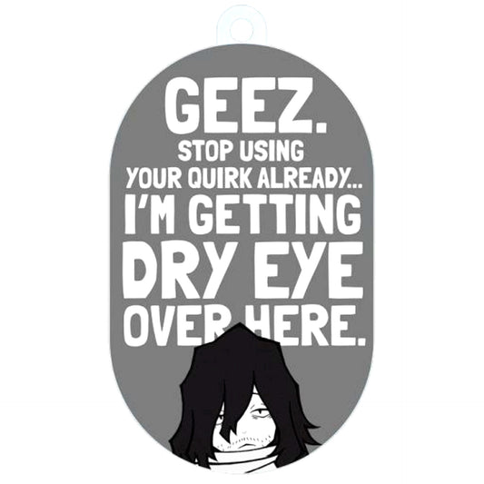 Shota Aizawa My Hero Academia Trading Quote Acrylic Keychain [USED]