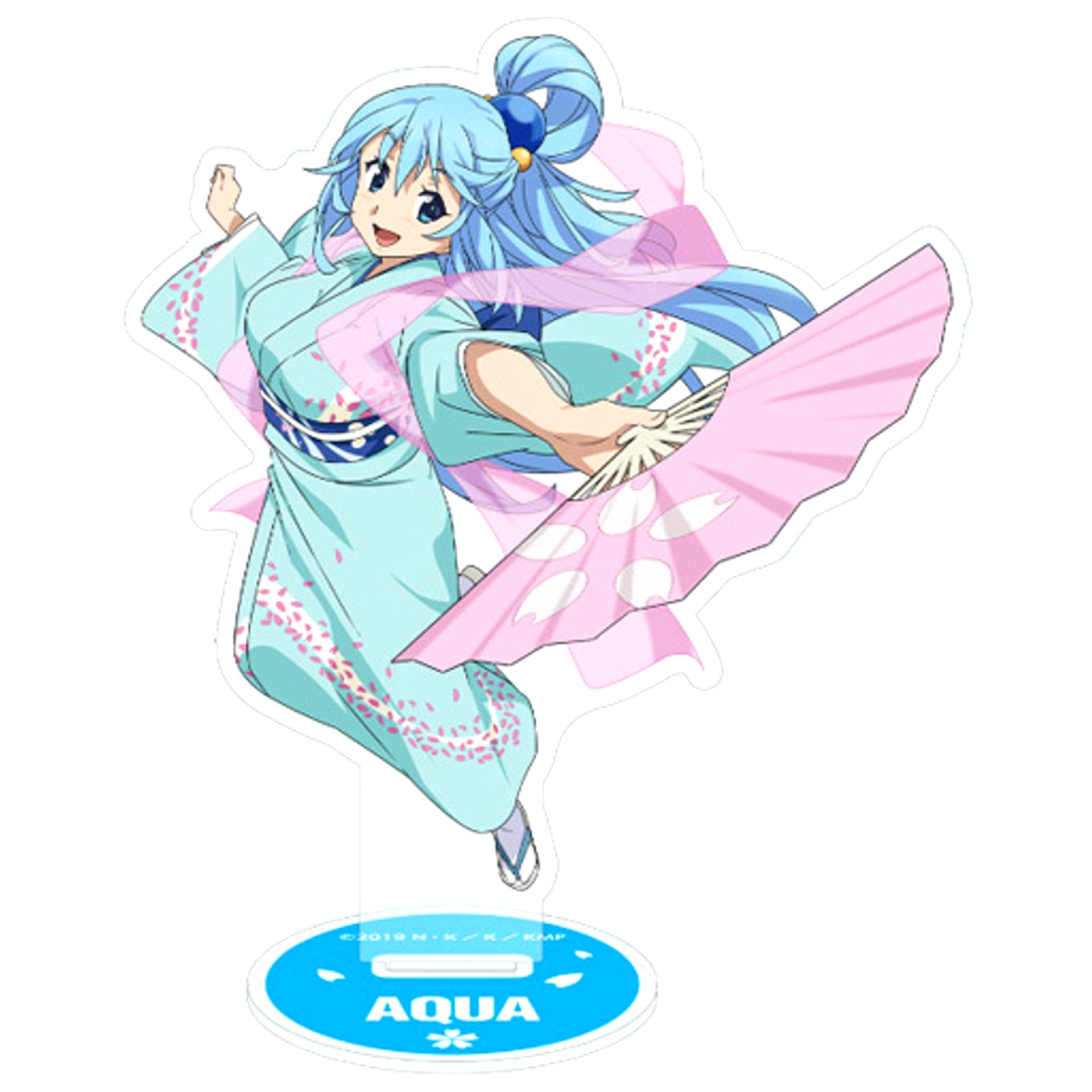 Aqua Illustration Acrylic Stand KonoSuba: God's Blessing on this Wonderful World! Legend of Crimson [USED]