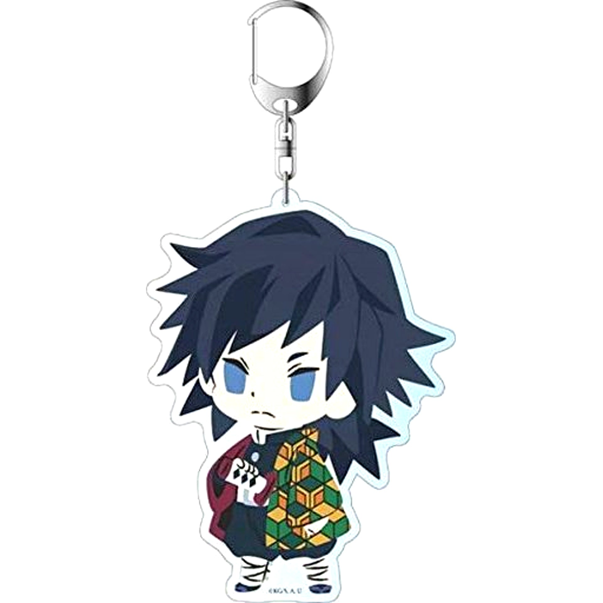 Giyu Tomioka Deformed Ver Demon Slayer Deka Keychain Big Keychain [USED]