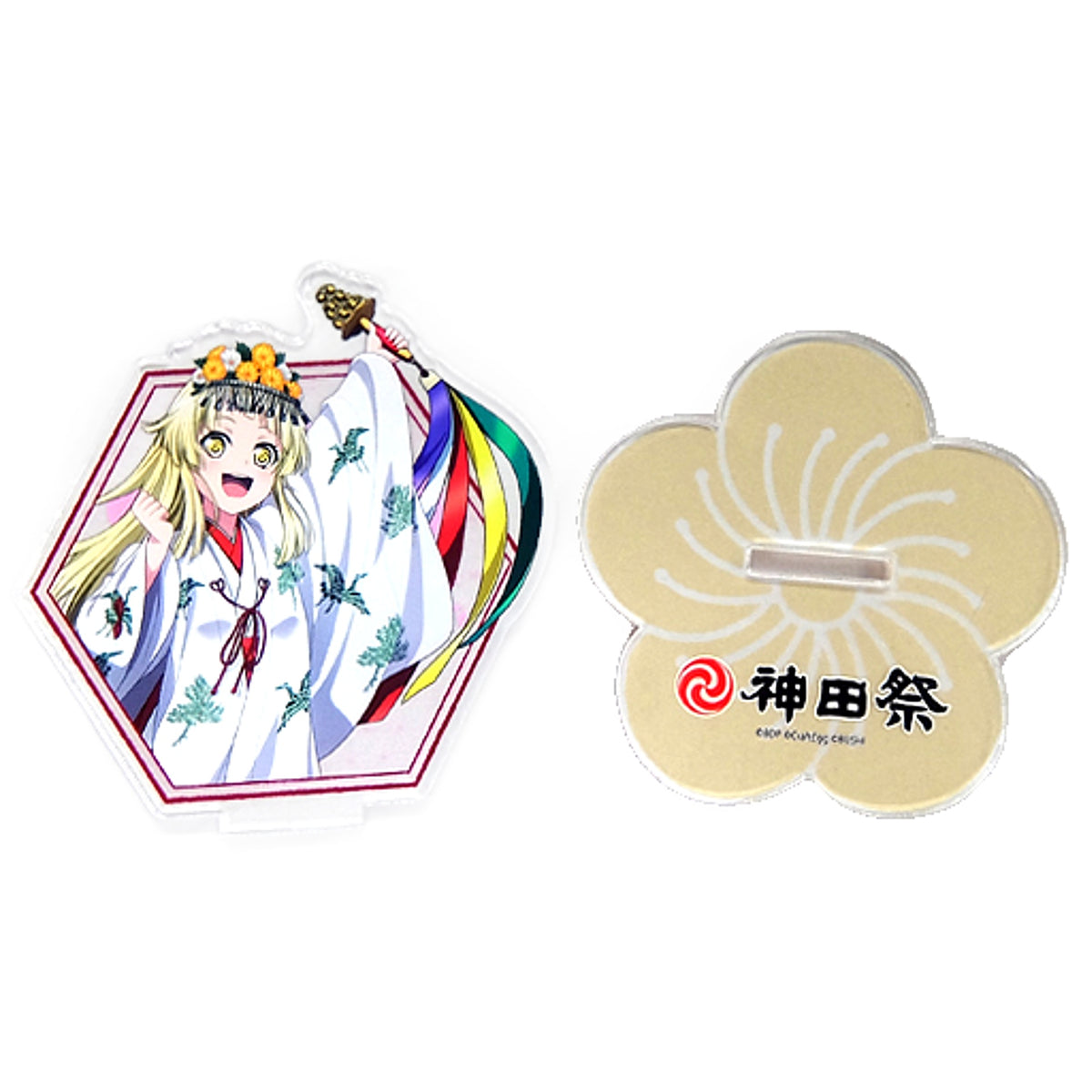 Kokoro Tsurumaki Chihaya BanG Dream! Girls Band Party! Acrylic Stand Kanda Festival Exclusive [USED]
