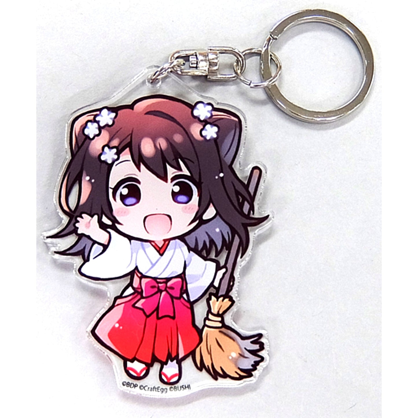 Kasumi Toyama Miko BanG Dream! Girls Band Party! Acrylic Keychain Kanda Matsuri x BanG Dream! [USED]