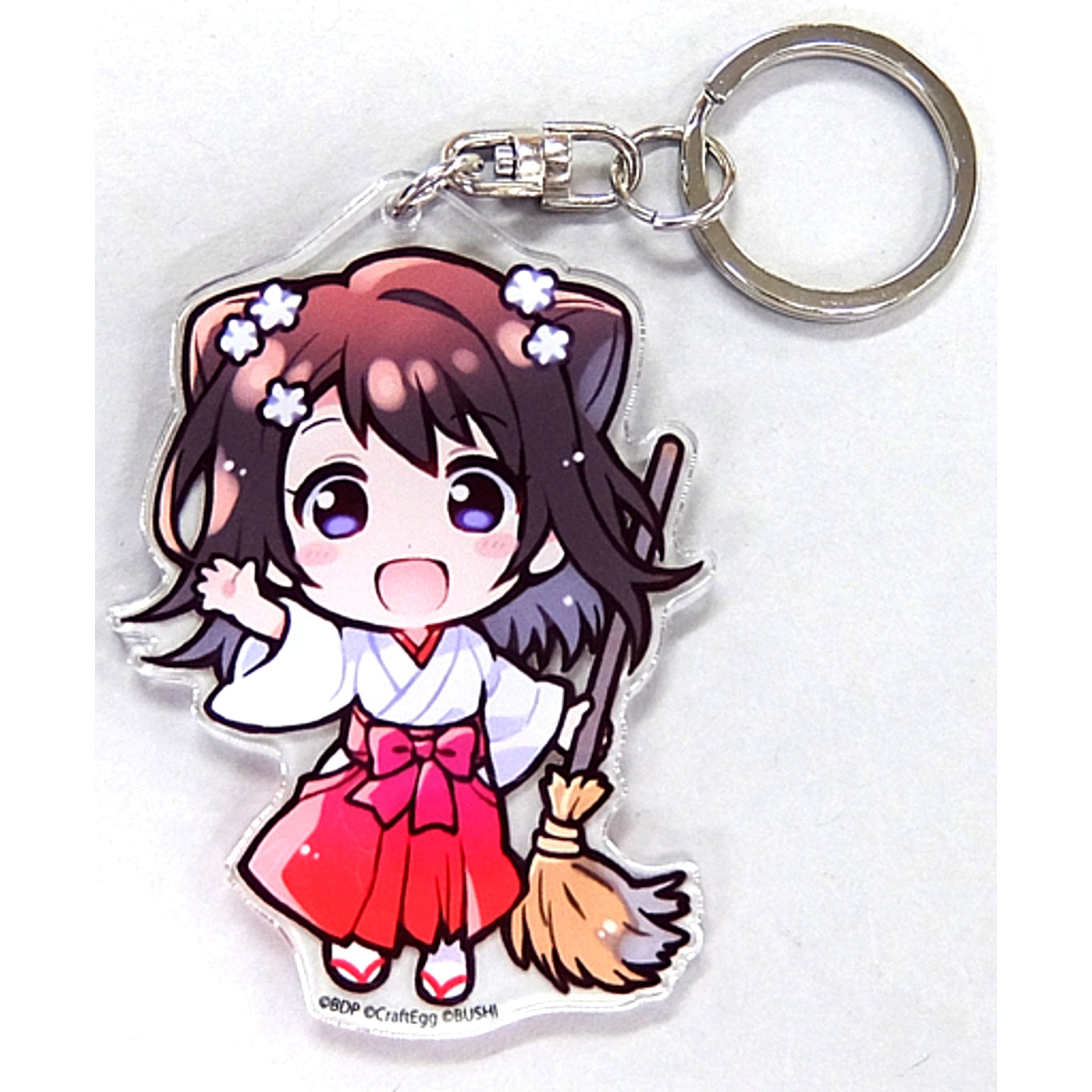 Kasumi Toyama Miko BanG Dream! Girls Band Party! Acrylic Keychain Kanda Matsuri x BanG Dream! [USED]