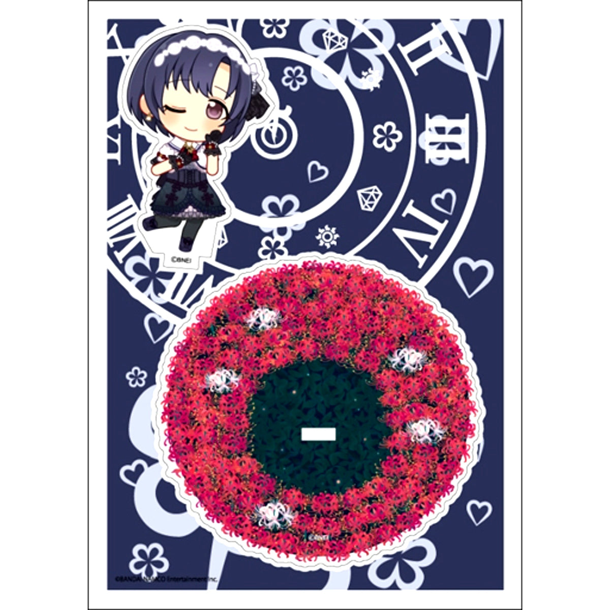 Hotaru Shiragiku Idolmaster Cinderella Girls Acrylic Character Plate Puchi 12 [USED]