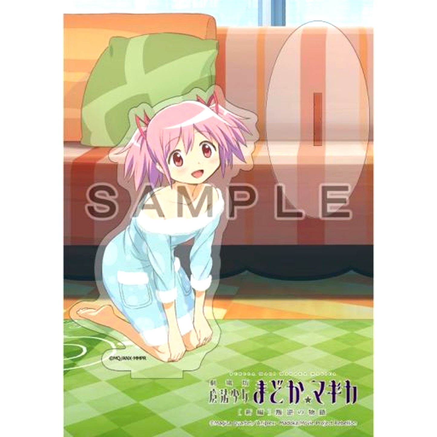 Madoka Kaname Loungewear Puella Magi Madoka Magica the Movie Rebellion Illustration Acrylic Stand [USED]