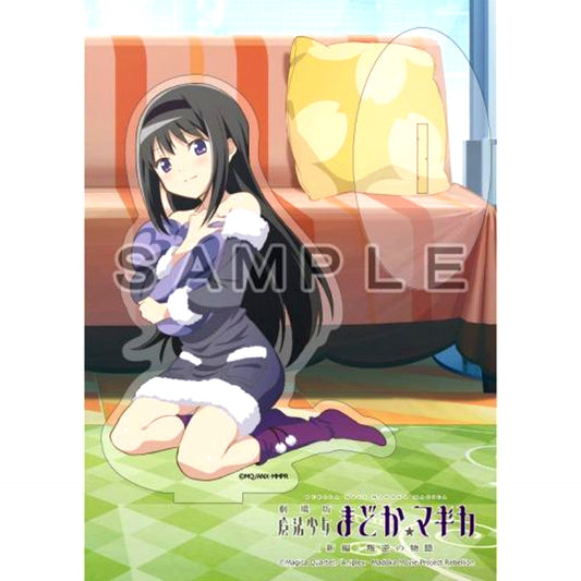 Homura Akemi Casual Wear Illustration Acrylic Stand Puella Magi Madoka Magica The Movie Rebellion [USED]