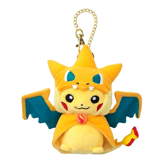 Pikachu Wearing Mega Charizard Y Poncho Mascot Pokemon Pokemon Center Limited [USED]