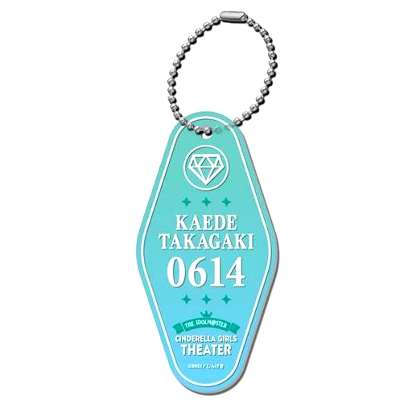 Kaede Takagaki The Idolm@ster Cinderella Girls Theater Motel Keychain [USED]