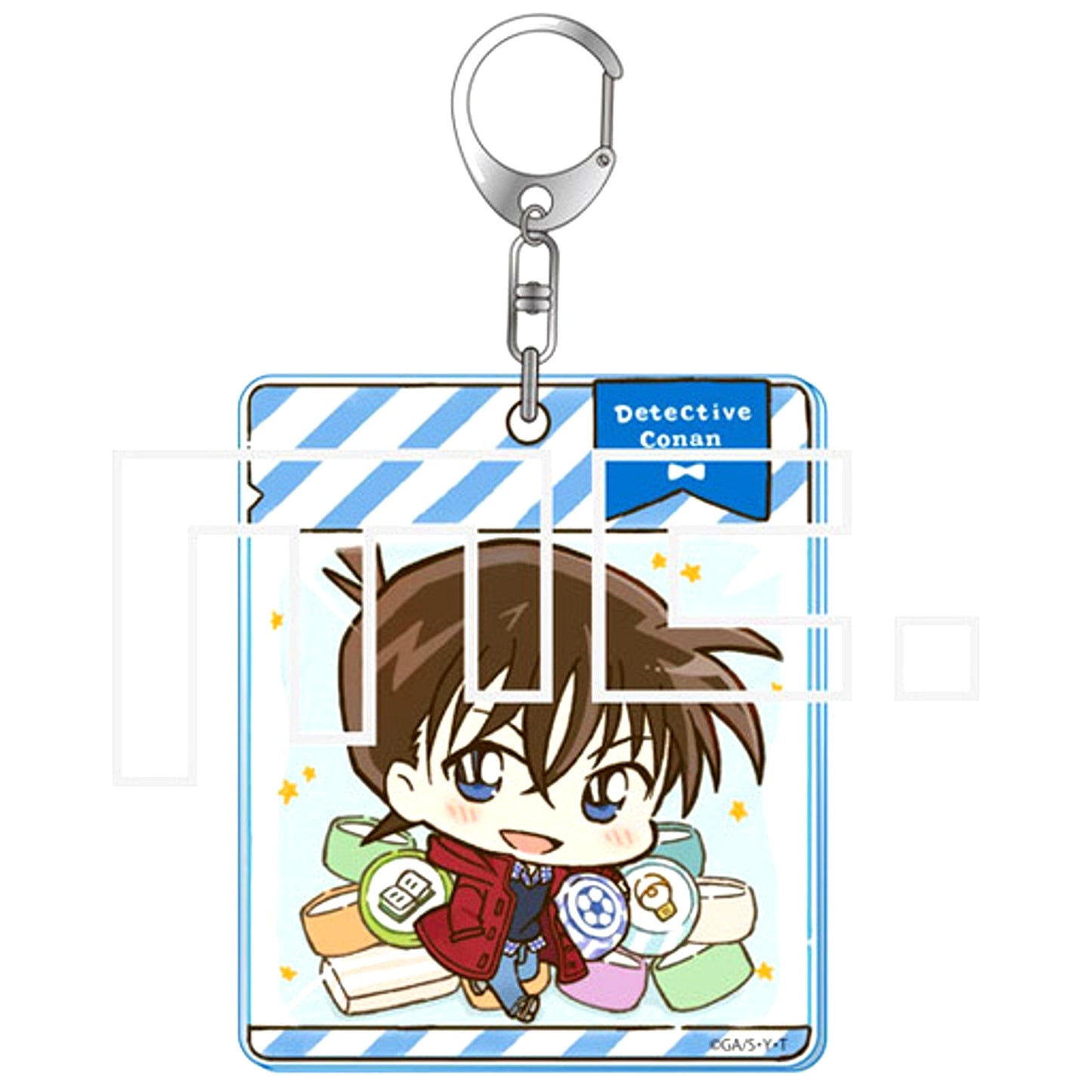 Shinichi Kudo Detective Conan Acrylic Keychain 8. Petit Coro Series [USED]