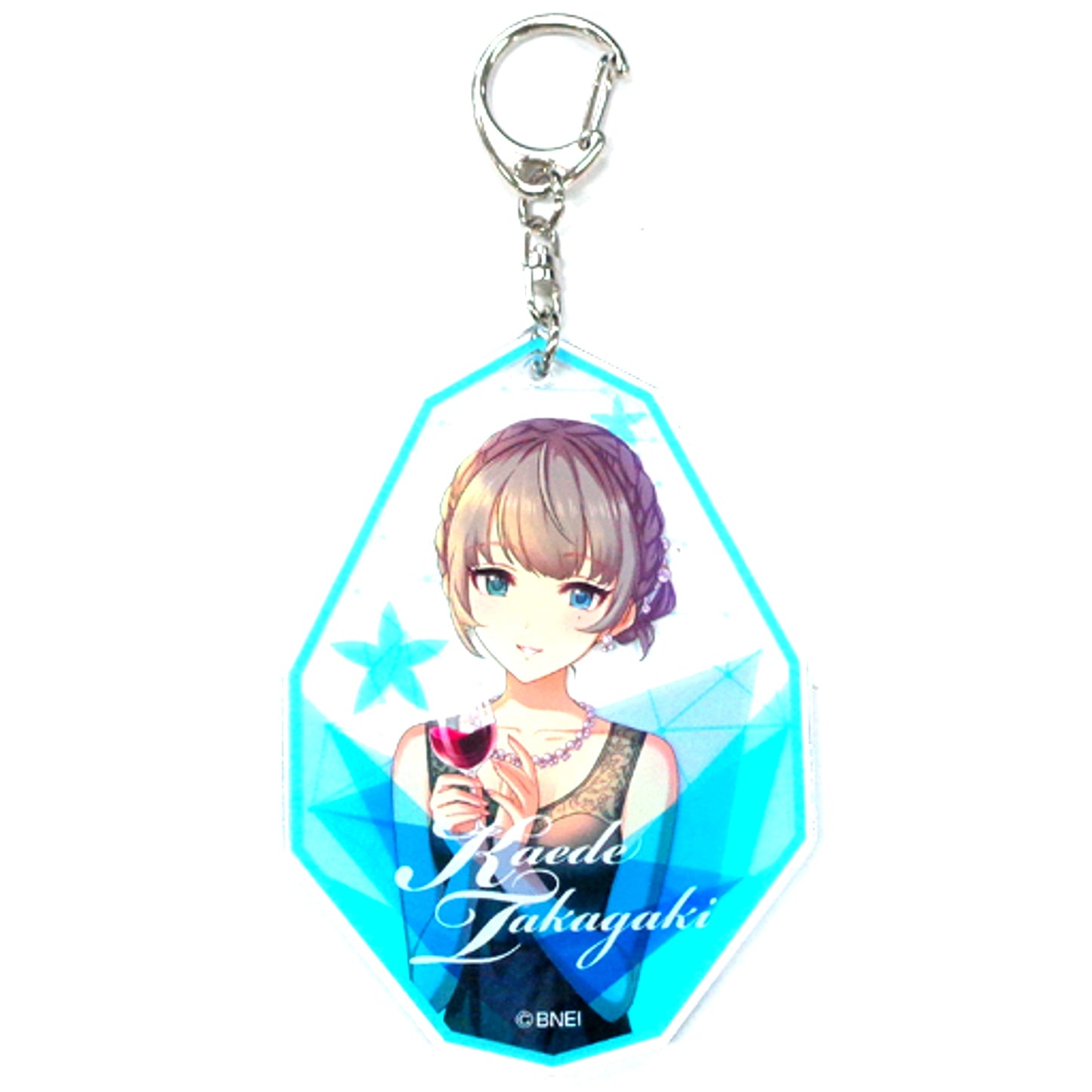 Kaede Takagaki Acrylic Keychain The Idolm@ster Cinderella Girls Official Shop Cinderella Girls Kuji Prize B [USED]