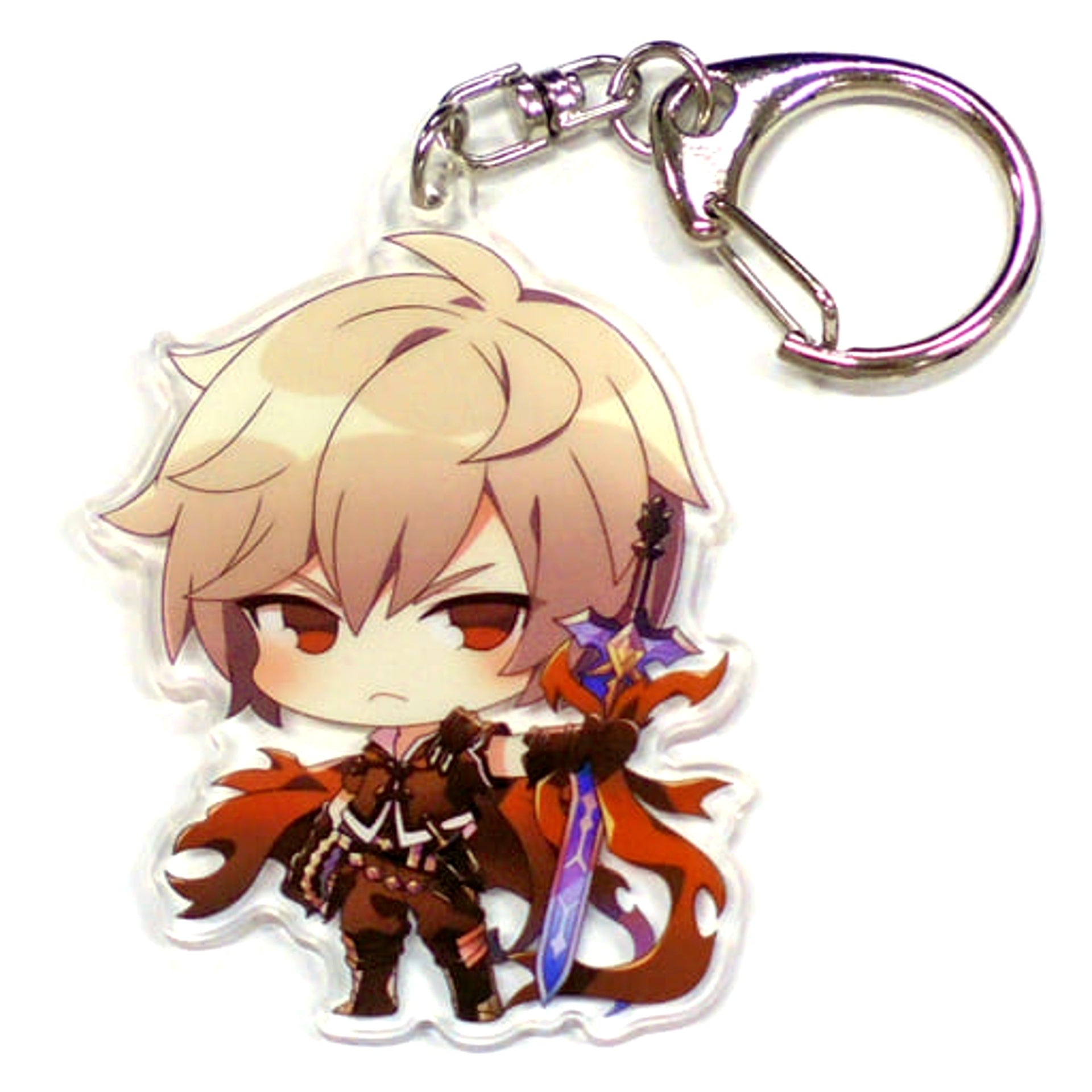 Granblue Fantasy Albert Acrylic Keychain Granblue Fantasy Summer Fest 2018 Exclusive Keychains [USED]