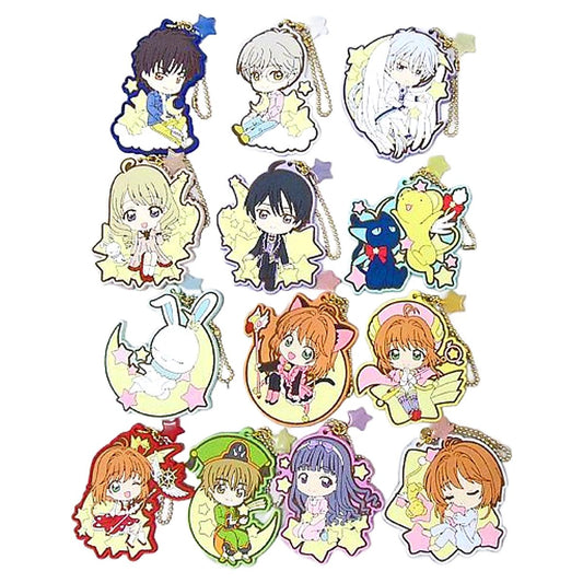 Sakura Kinomoto, etc. Cardcaptor Sakura: Clear Card Ichiban Kuji Starlight Collection Character Rubber Charm Prize F All 13 Types Set Charm [USED]