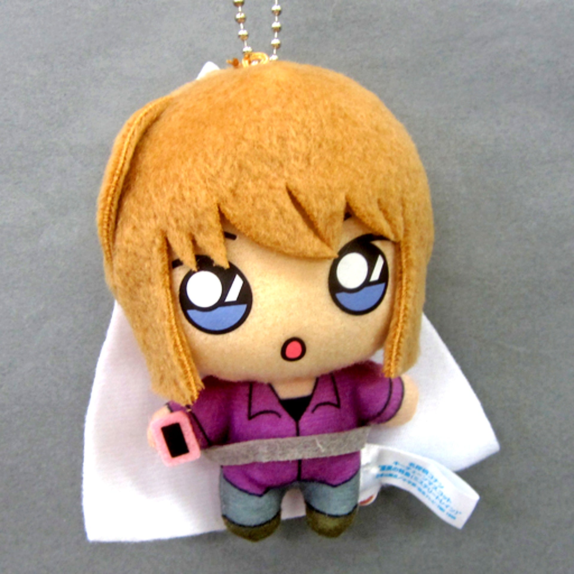 Sherry Kaito Kid Detective Conan Keychain Mascot Jet-Black Mystery Train [USED]