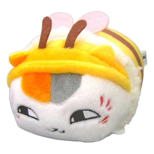 Natsume's Book of Friends Nyanko-sensei Feather Pink Nosecotto Plus Keychains [USED]