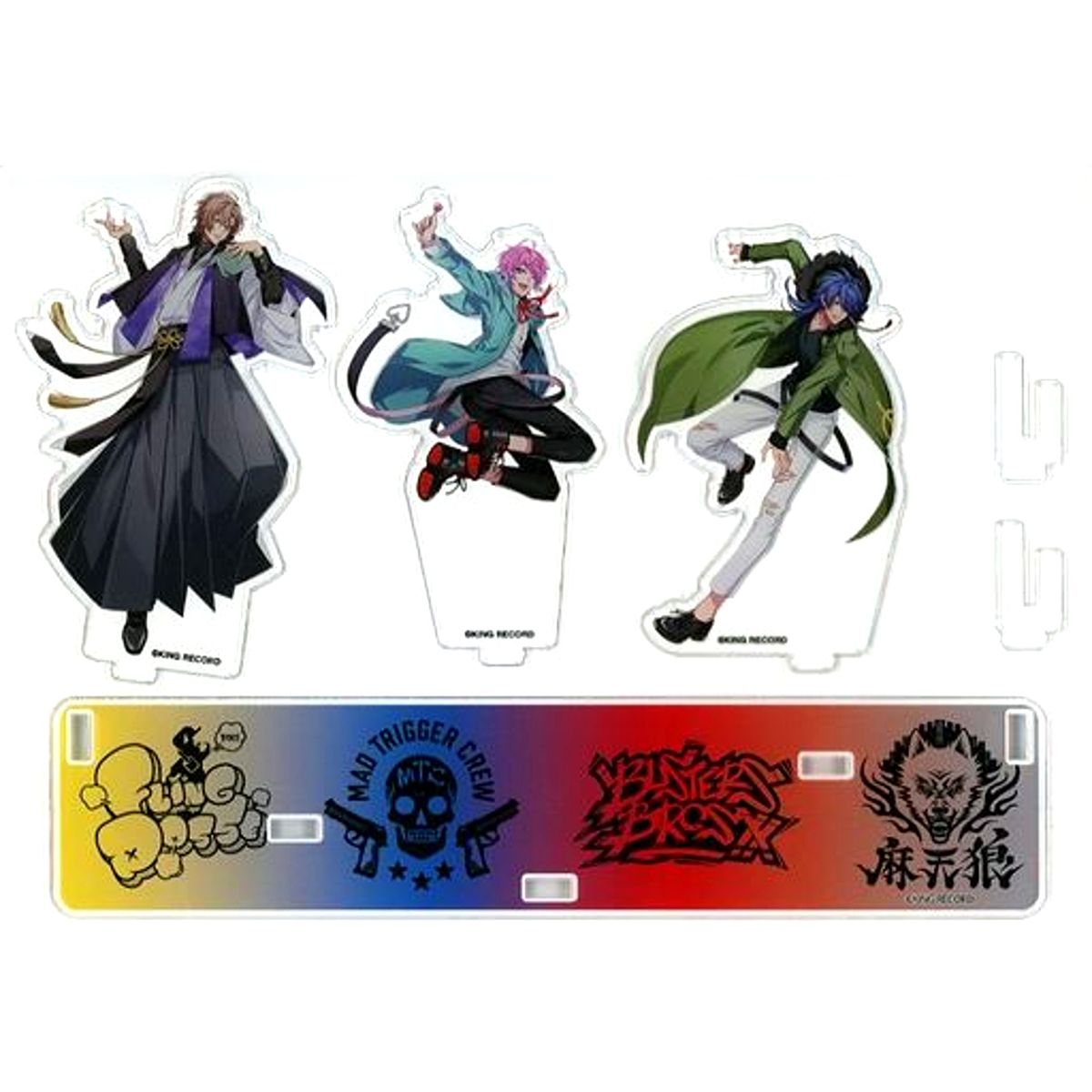 Shibuya Division Hypnosis Mic: Division Rap Battle Diorama Acrylic Stand Set FamilyMart Exclusive [USED]