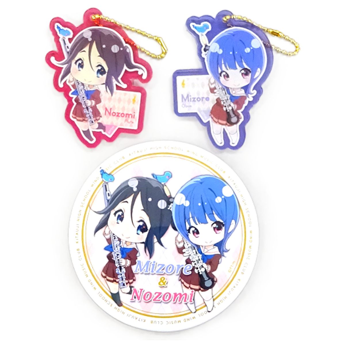 Nozomi Kasagi Mizore Yoroizuka Sound! Euphonium The Movie - Our Promise A Brand New Day Winter Ensemble Acrylic Charm Set C95 Limited Charm [USED]