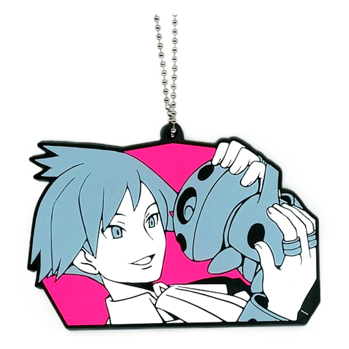 Pokemon Steven Stone Aron Secret Big Rubber Keychain Collection Tc OA Champion Daigo Pokemon Center Limited Keychains [USED]